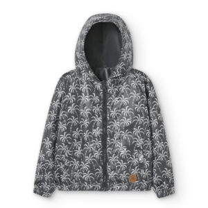 Chaqueta niño reversible palmeras