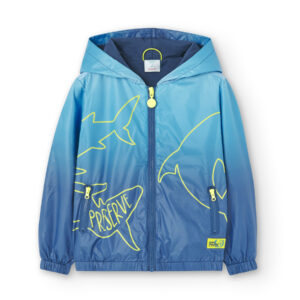 Chaqueta niño impermeable delfines