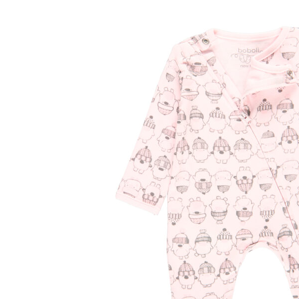Mameluco estampado pingüinos rosa - Image 3