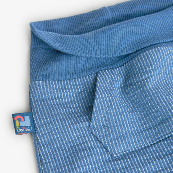 Conjunto niño felpa figuras blanco- azul - Image 5