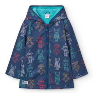 Chaqueta impermeable robots